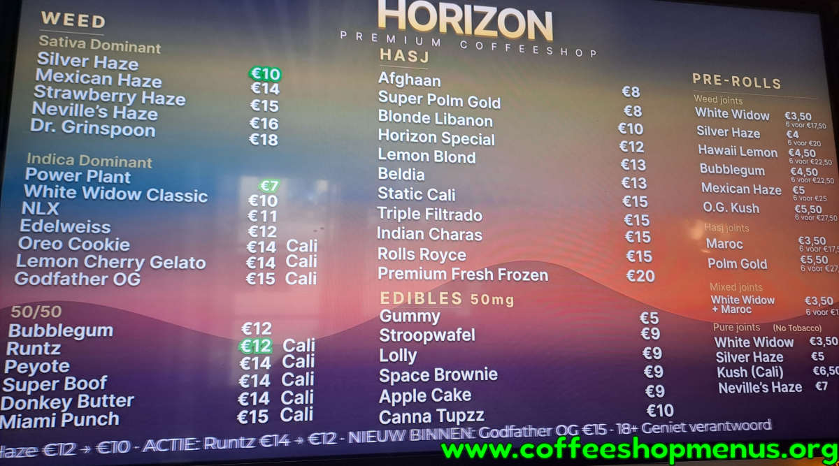 menu picture
