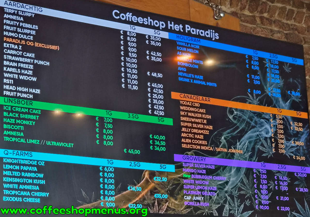 menu picture