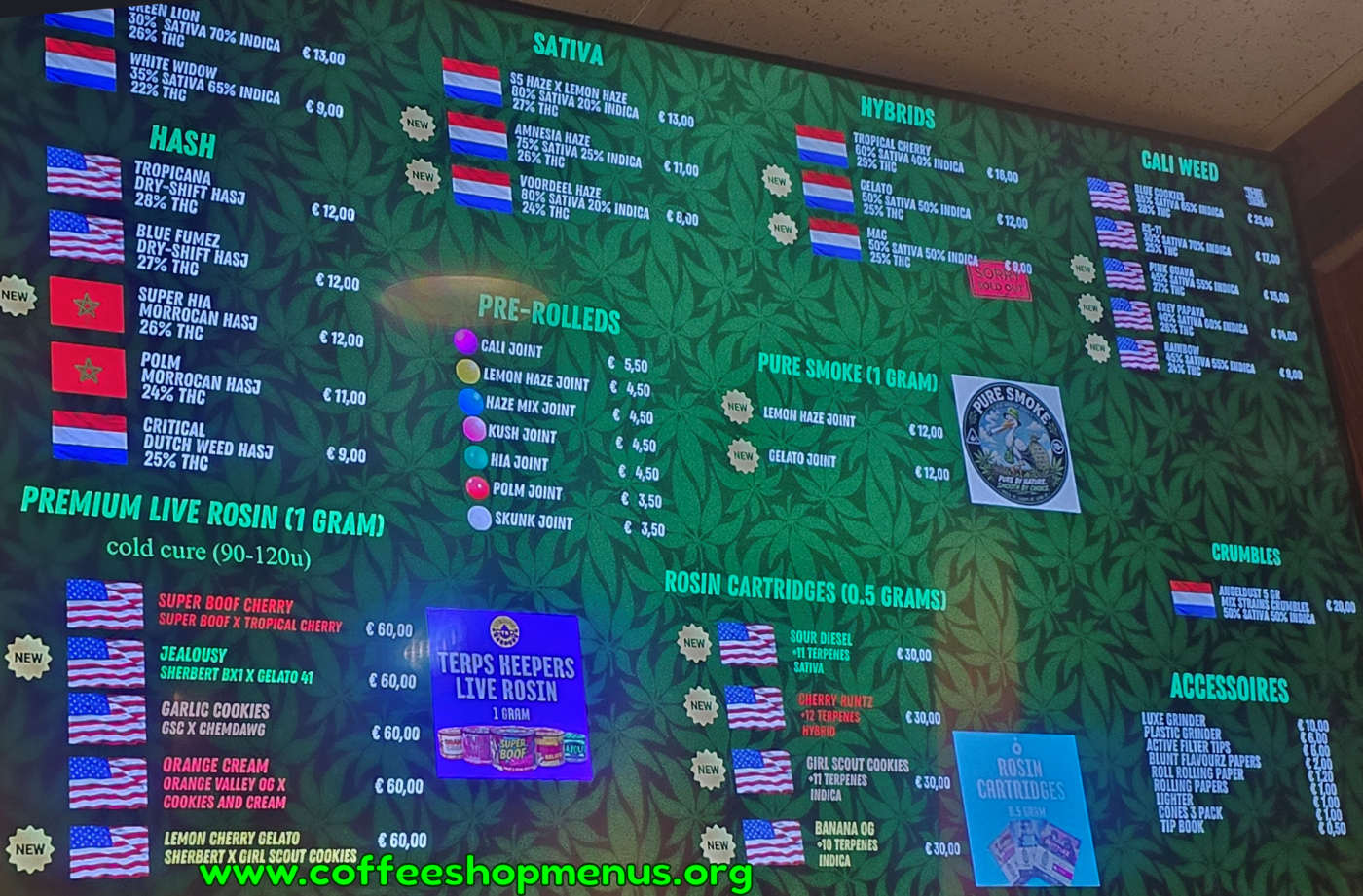 menu picture