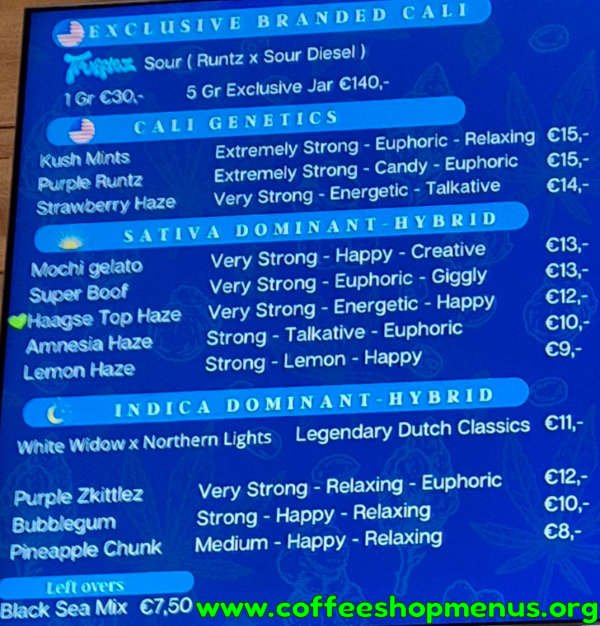 menu picture