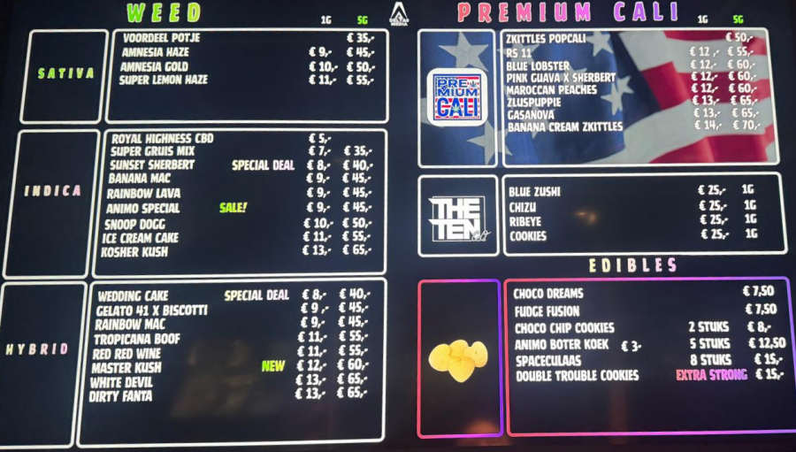 menu picture