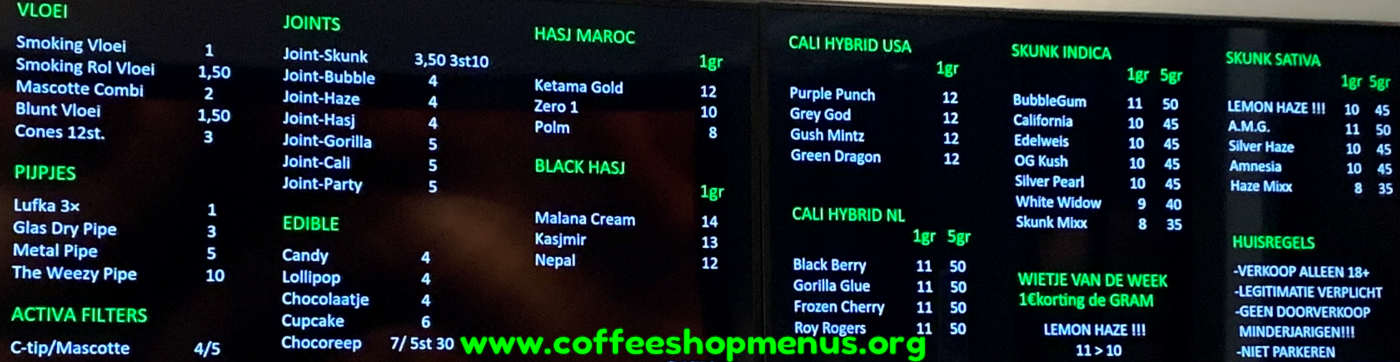 menu picture