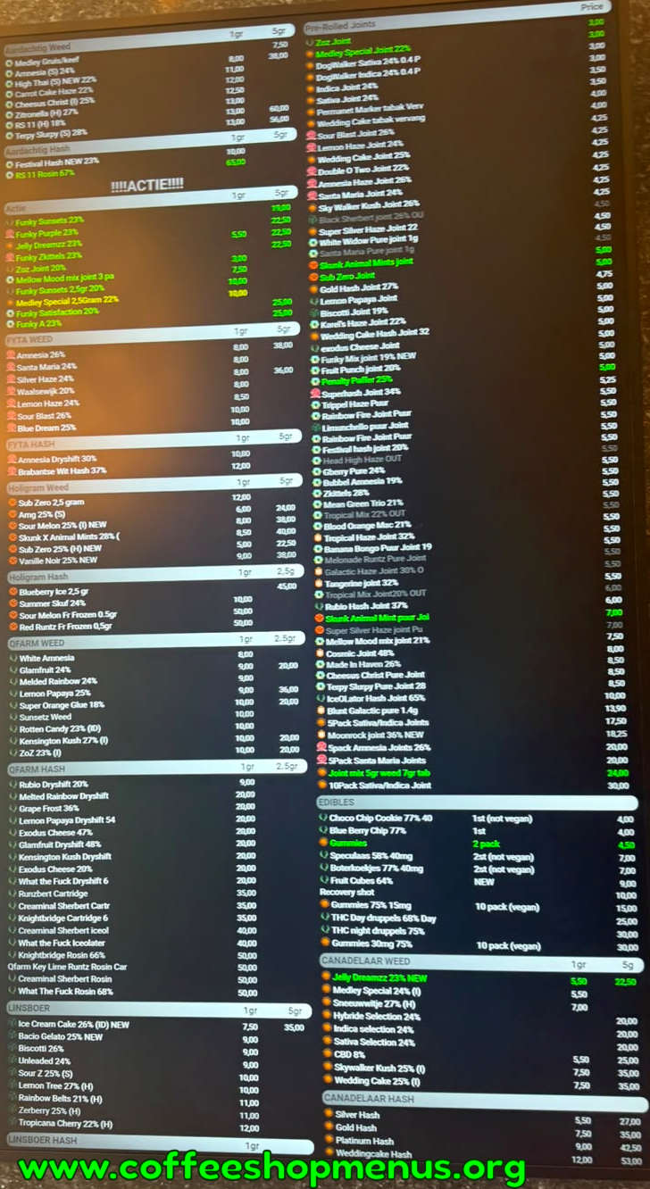 menu picture