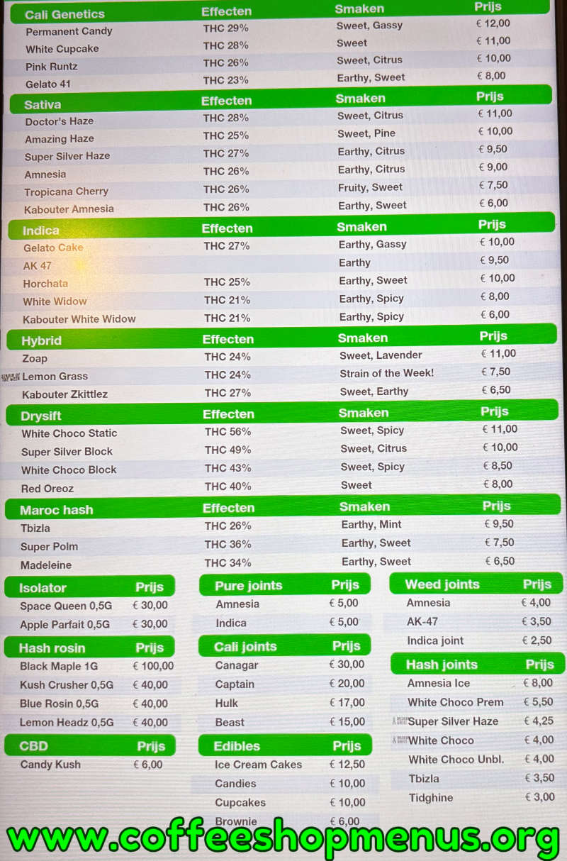 menu picture