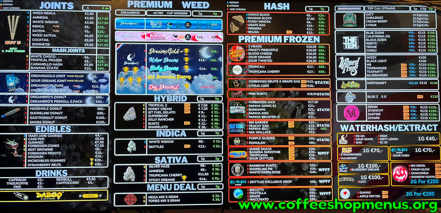 menu picture