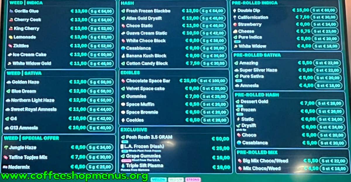 menu picture