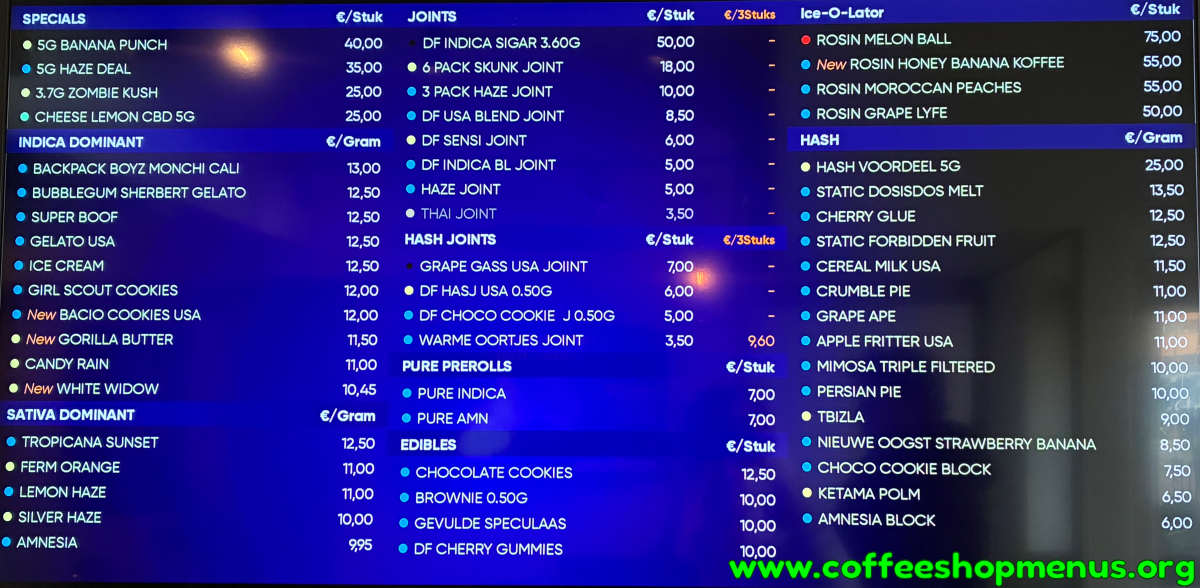 menu picture