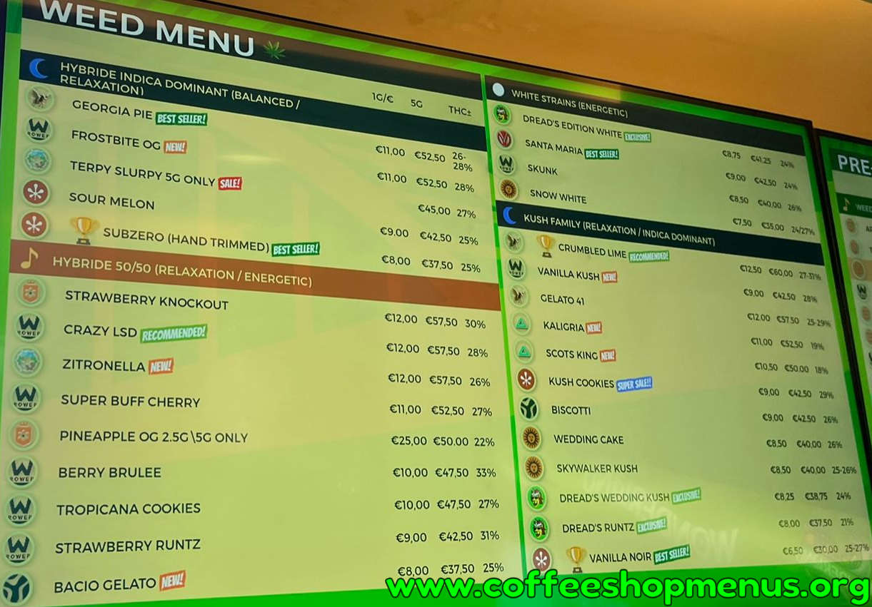 menu picture