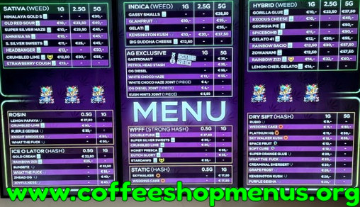 menu picture