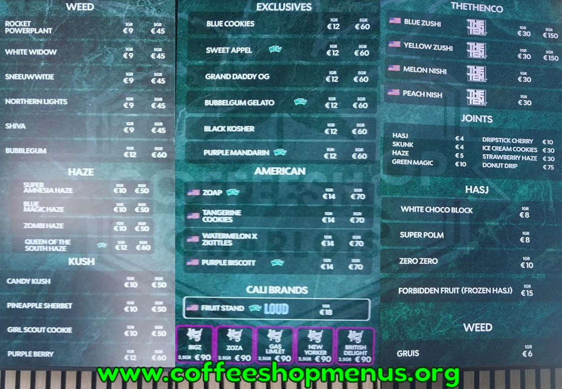 menu picture