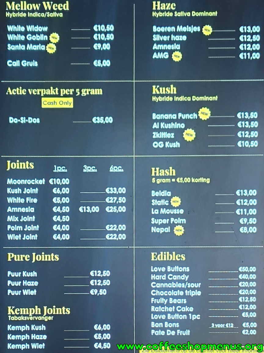 menu picture