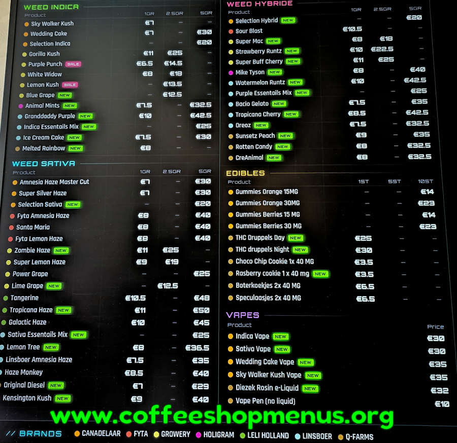 menu picture