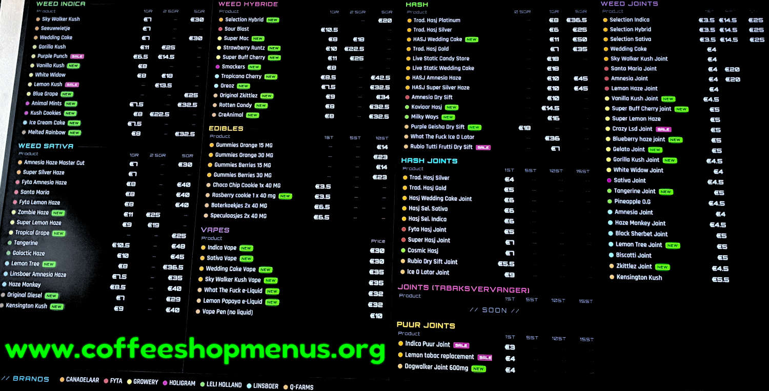 menu picture