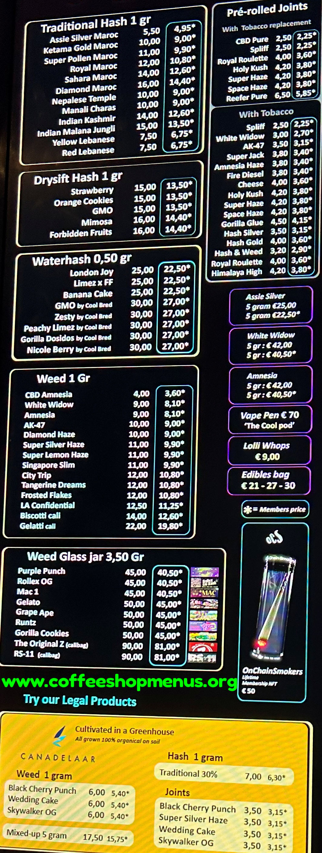 Toermalijn, Tilburg (menu) Amsterdam Directory