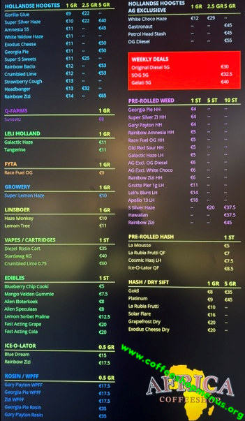 menu picture