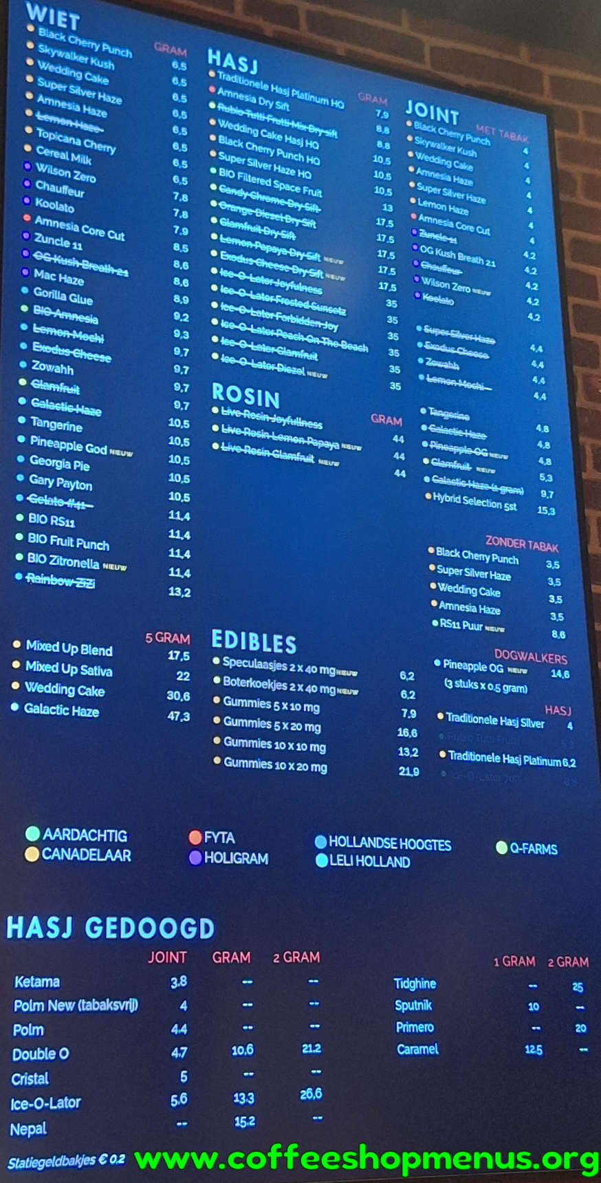 menu picture