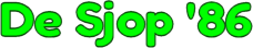 De Sjop '86 logo