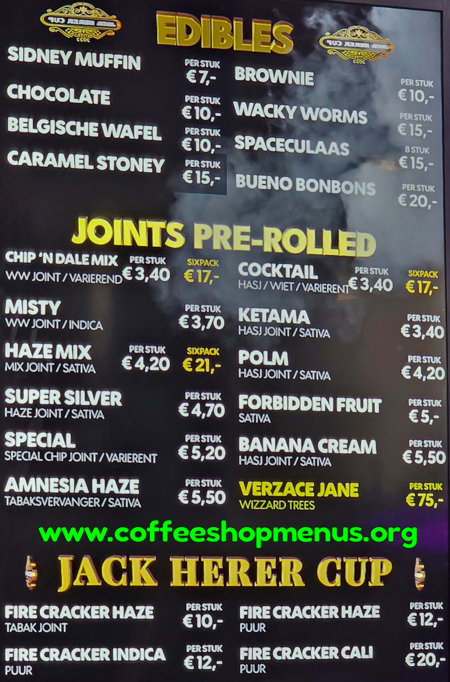 Chip N Dale Latest Menu