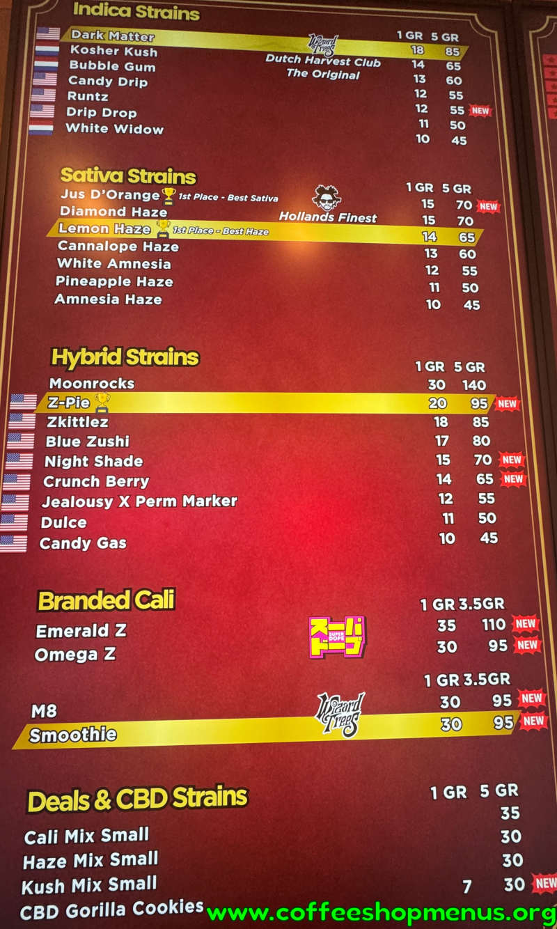 menu picture