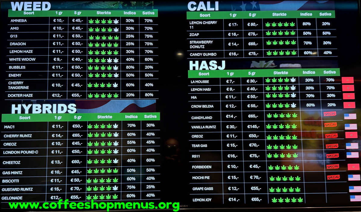 menu picture