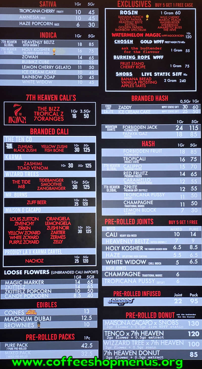 menu picture
