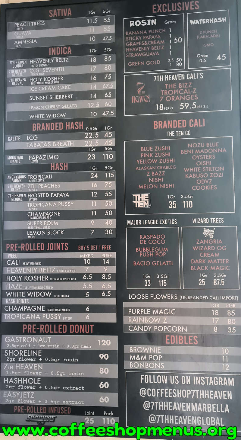 menu picture