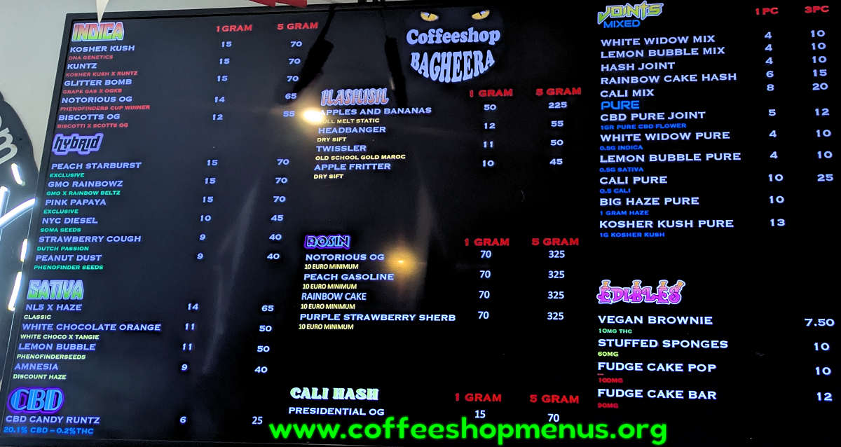 menu picture