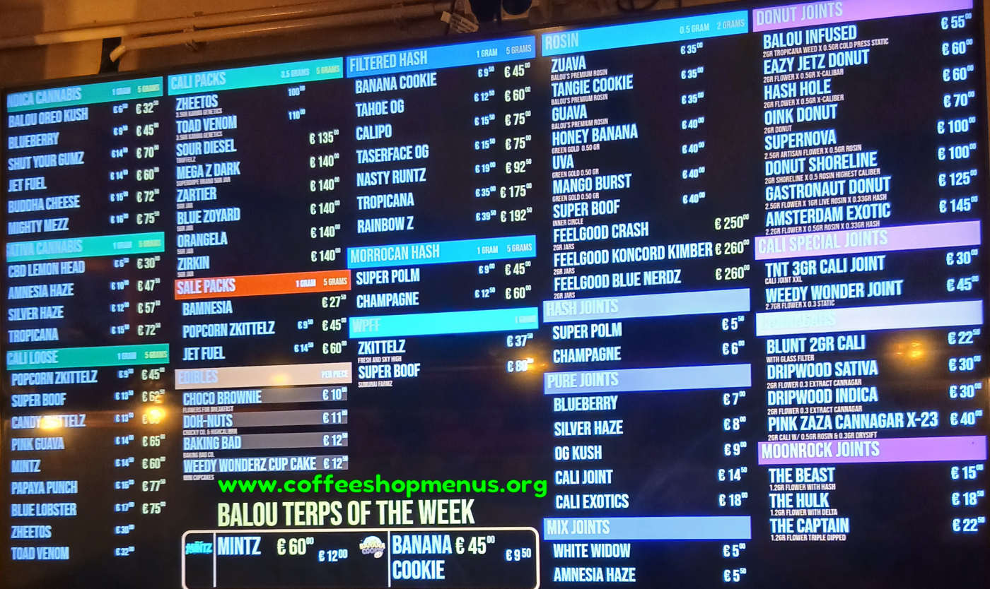 menu picture