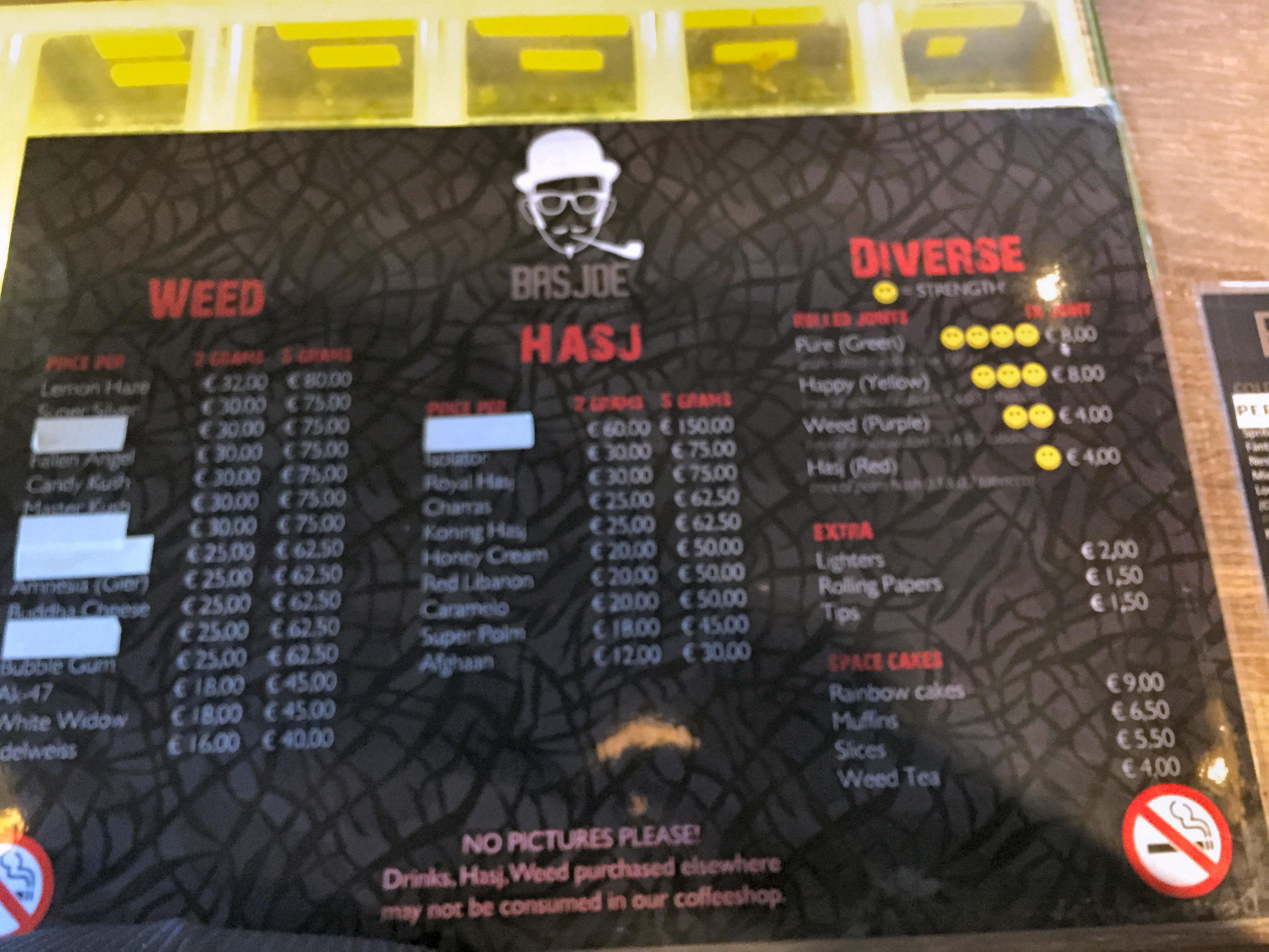 Basjoe Menus archive