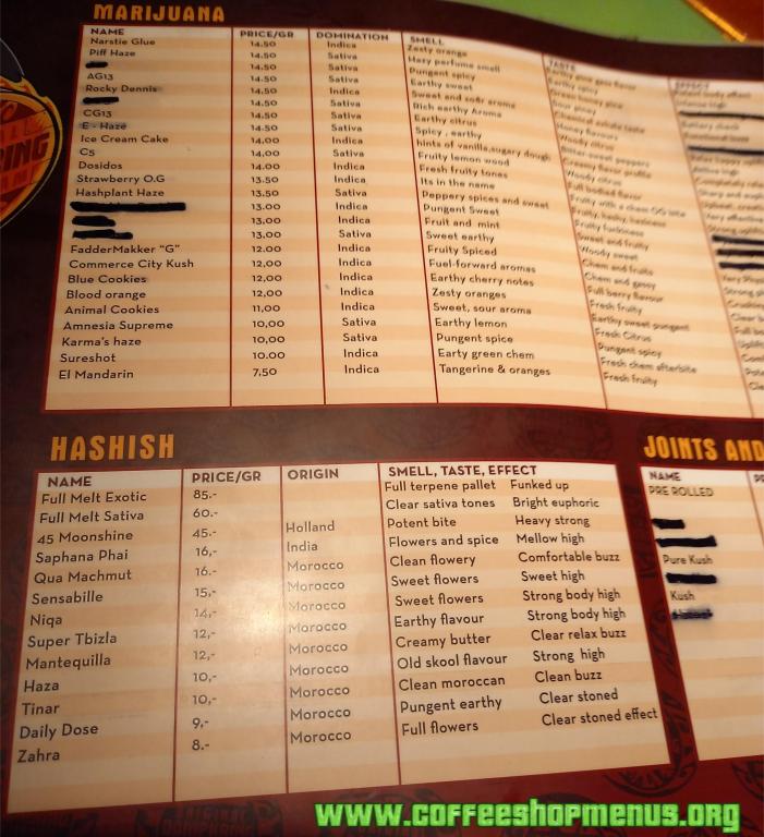 menu picture