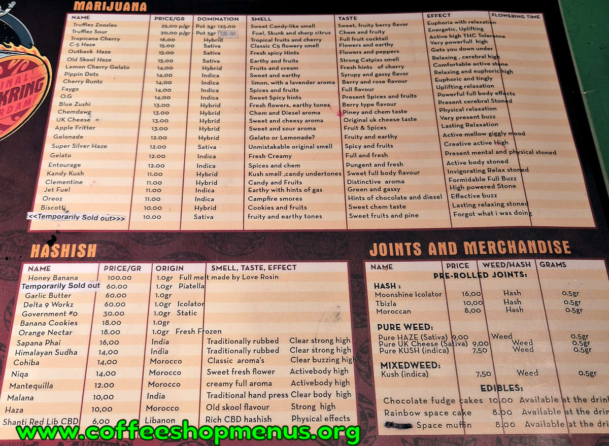 menu picture