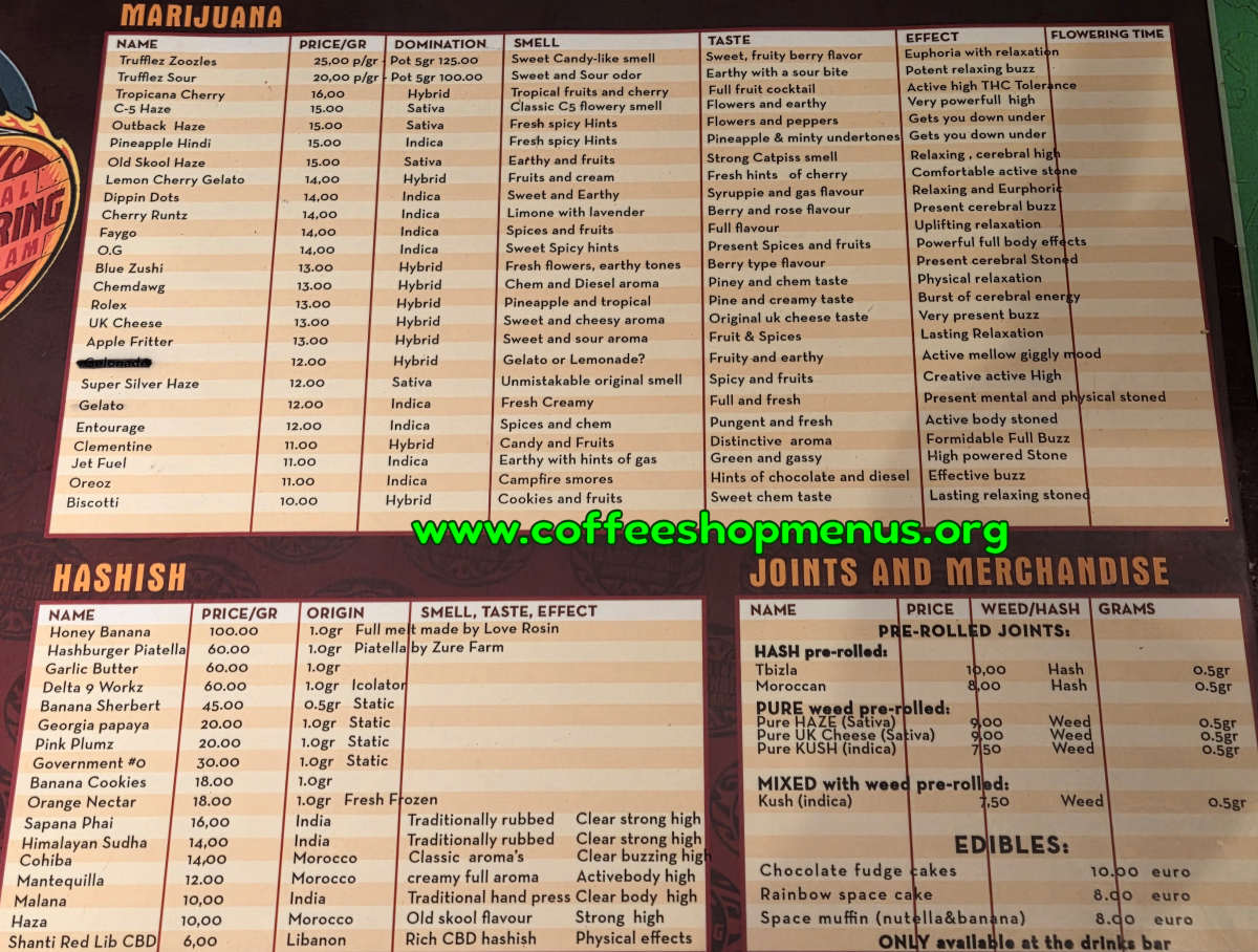 menu picture