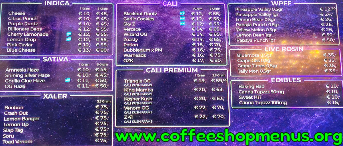 menu picture
