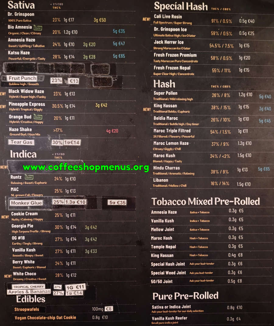 menu picture