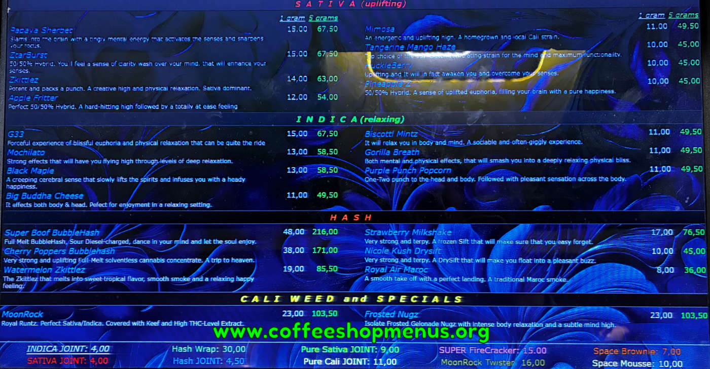 menu picture