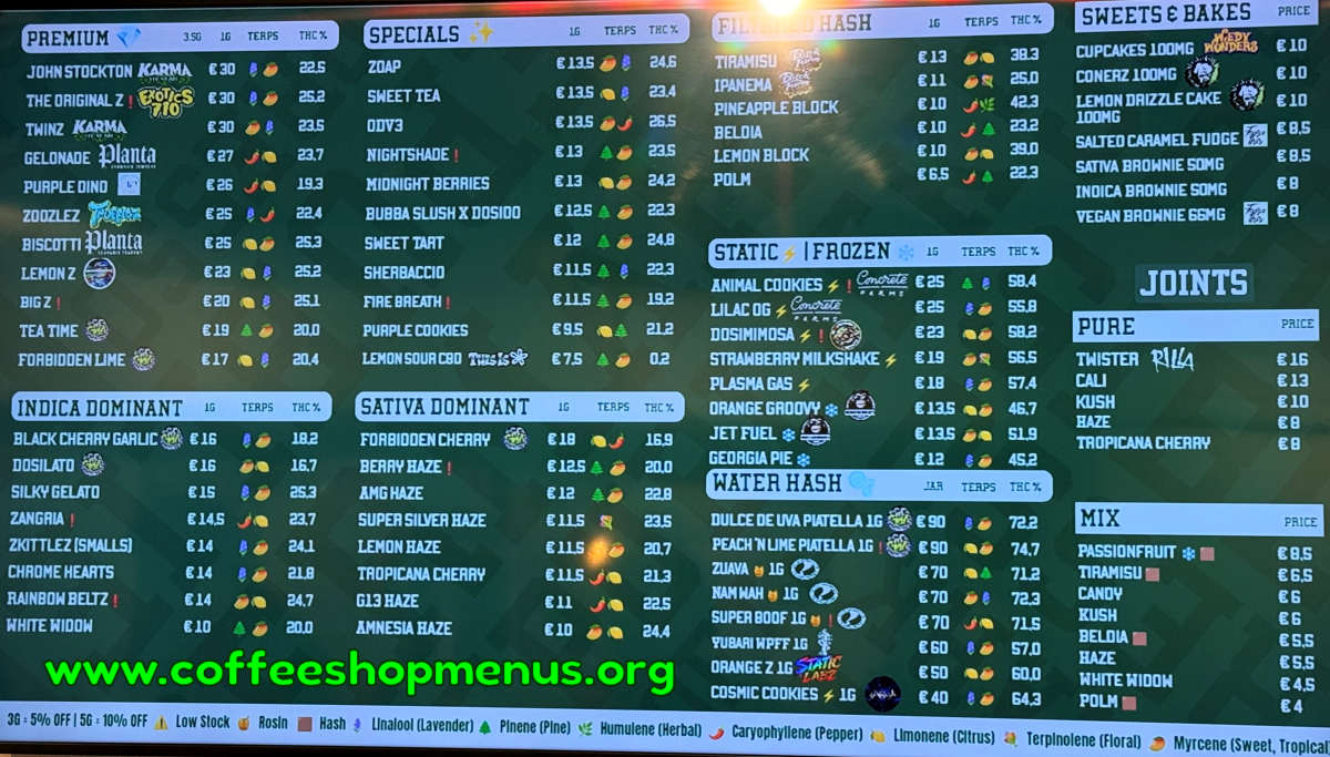 menu picture