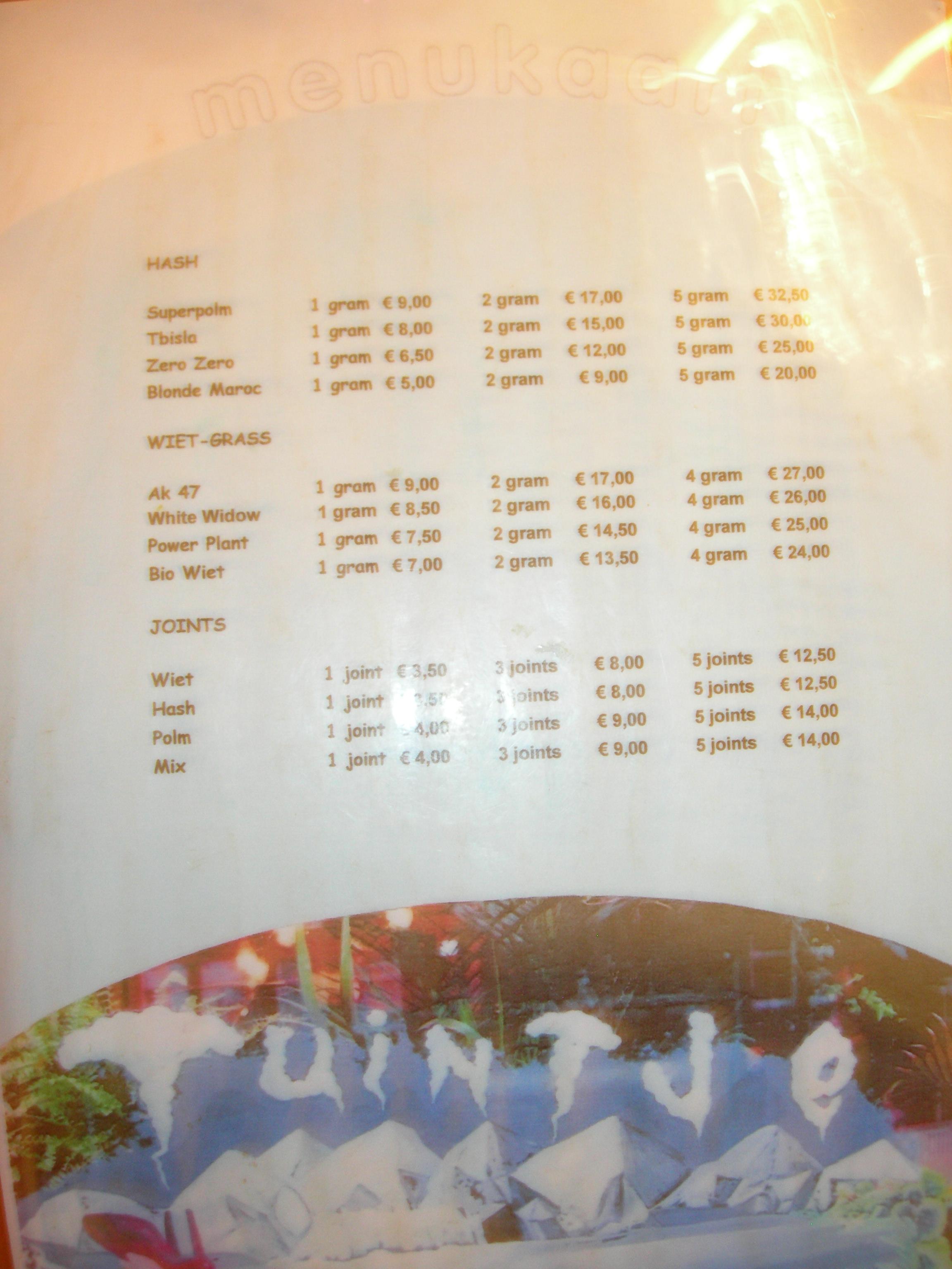 menu picture