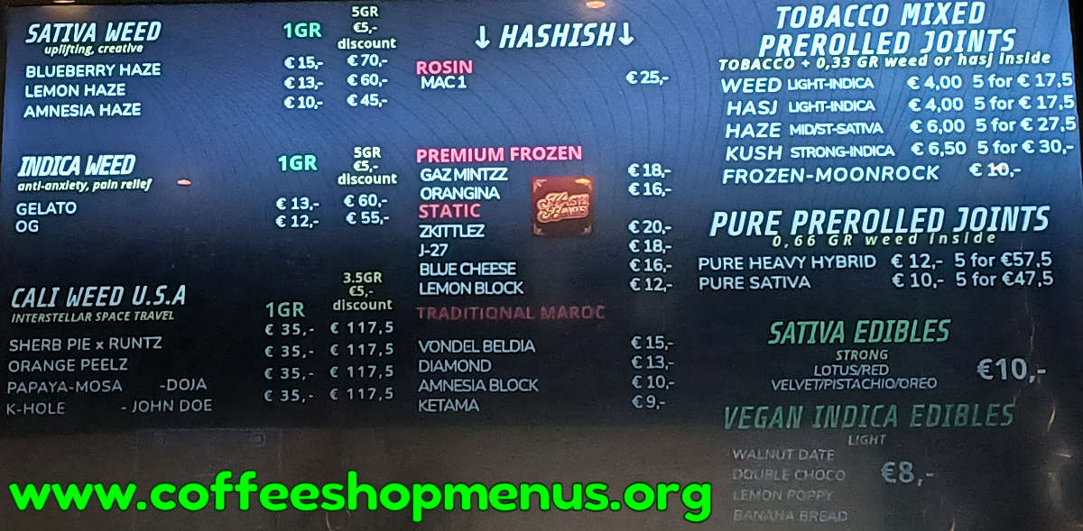 menu picture