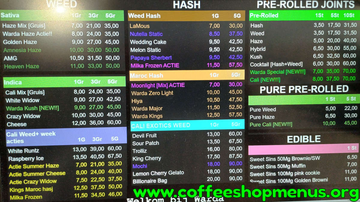 menu picture