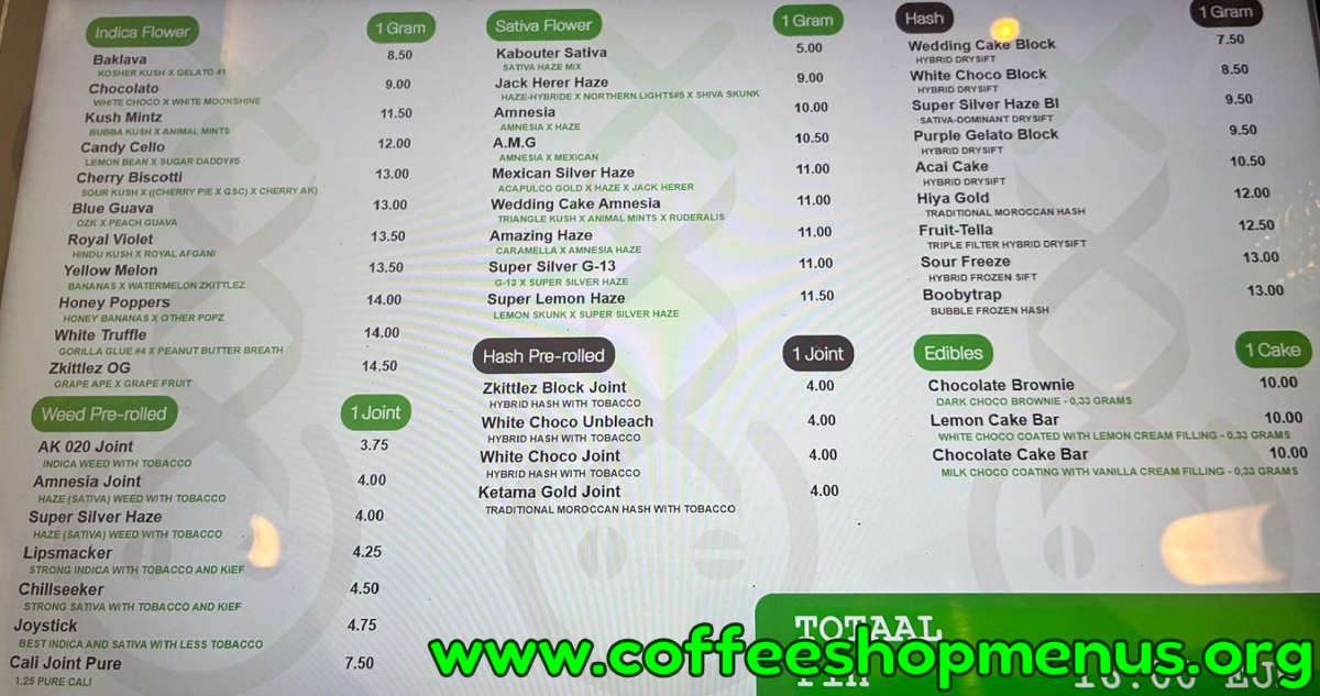 menu picture