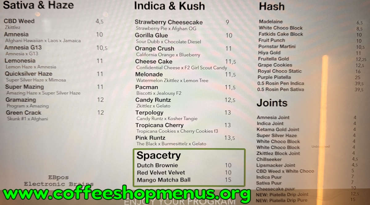 menu picture